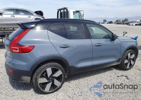 2023 Volvo Xc40 Recharge Ultimate z USA, uszkodzony, nr VIN YV4ED3UM6P2990737
